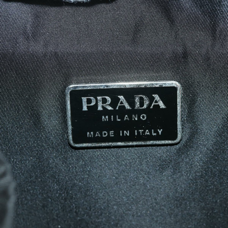 【日本直送】PRADA 雙肩包 尼龍 黑色 銀色 正品 153638V-27