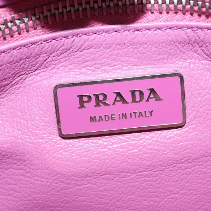 【日本直送】PRADA 鏈條包 皮革 銀紫色 正品 148623V-19