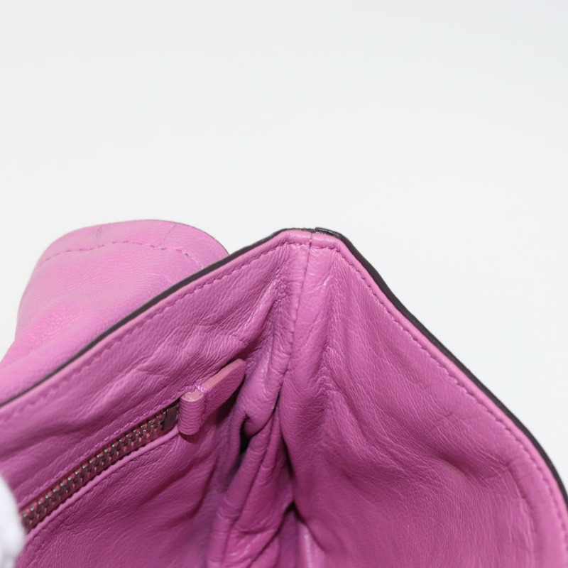 【日本直送】PRADA 鏈條包 皮革 銀紫色 正品 148623V-20