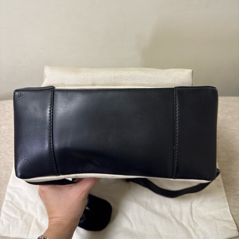 巴黎世家 BALENCIAGA 帆布後背包 雙肩包 Canvas + Leather Backpack / Everyday Backpack-4