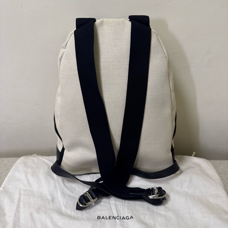 巴黎世家 BALENCIAGA 帆布後背包 雙肩包 Canvas + Leather Backpack / Everyday Backpack-6