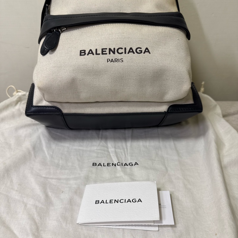 巴黎世家 BALENCIAGA 帆布後背包 雙肩包 Canvas + Leather Backpack / Everyday Backpack-15