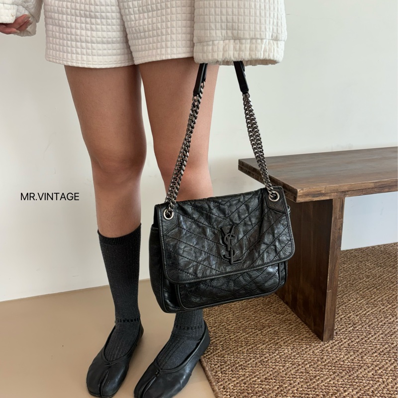 🏷️ YSL Niki 黑色中號-1