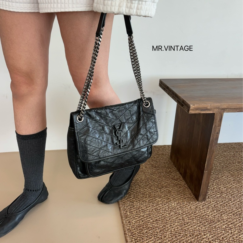 🏷️ YSL Niki 黑色中號-2
