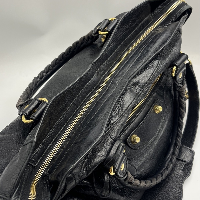🏷️ Balenciaga 黑金機車包-14