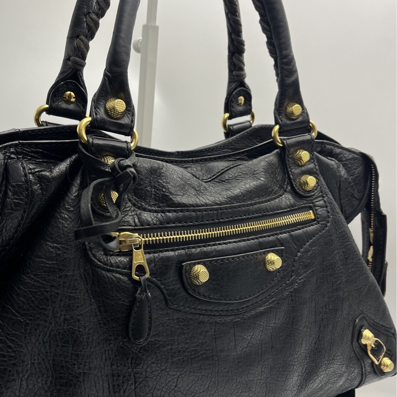 🏷️ Balenciaga 黑金機車包-17