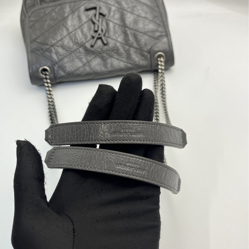 🏷️ YSL Niki 大象灰小號-11