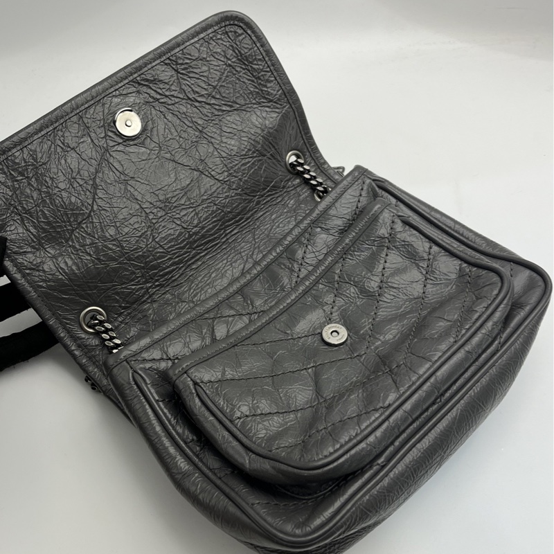 🏷️ YSL Niki 大象灰小號-14