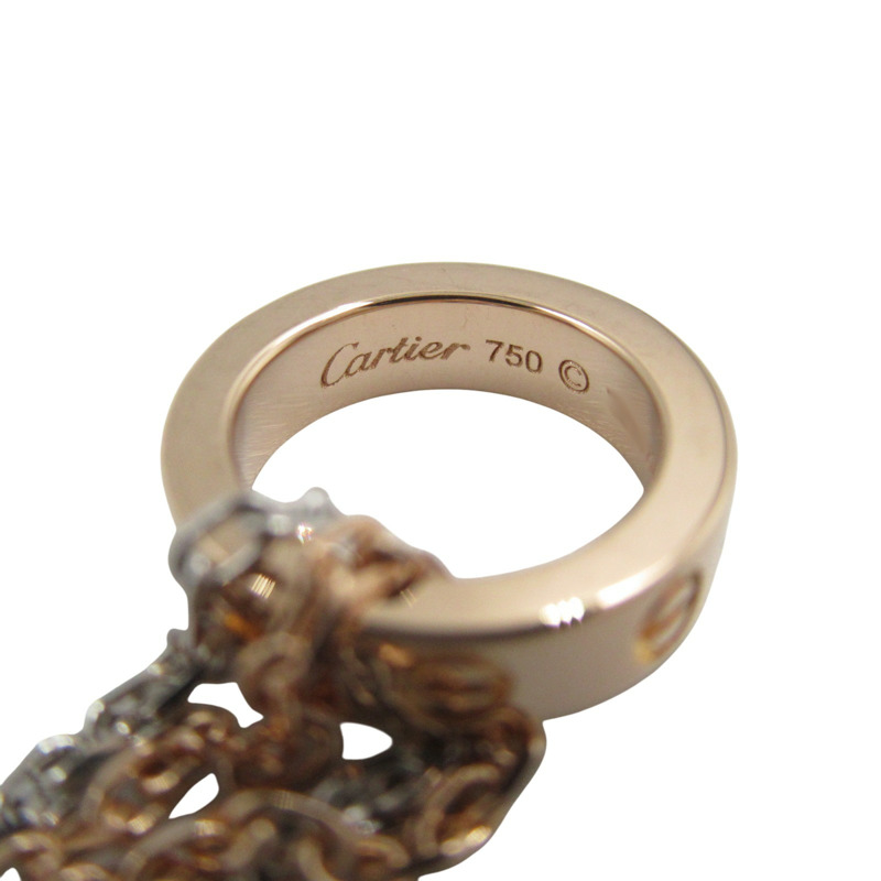 18K玫瑰金/18K白金 鑽石 Love 項鍊【Cartier 卡地亞】 B7219700-4