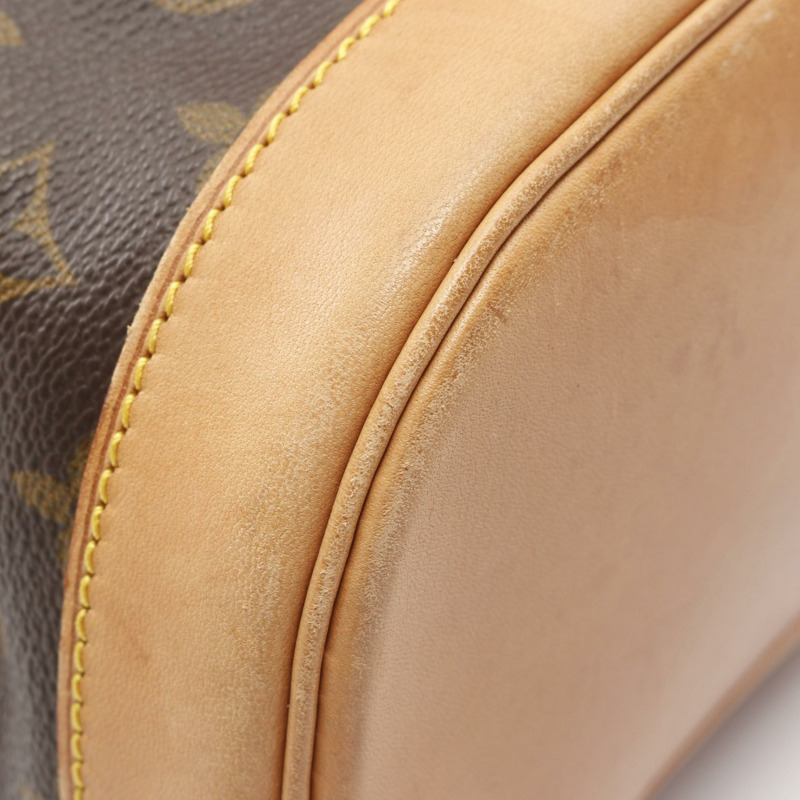 棕色 原花 帆布 Montsouris MM 後背包【LOUIS VUITTON LV 路易威登】 M51136-5