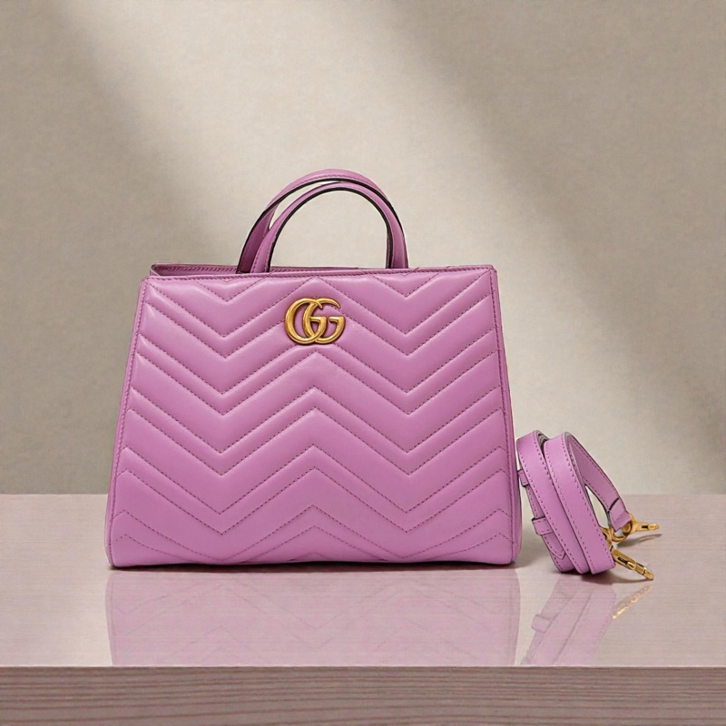莉亞精品♡Gucci 手提斜背包 粉紫 二手美包-0