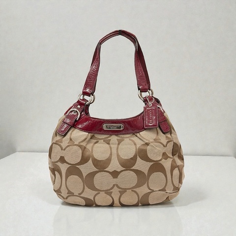 莉亞精品♡ Coach 老花手提包 二手美包