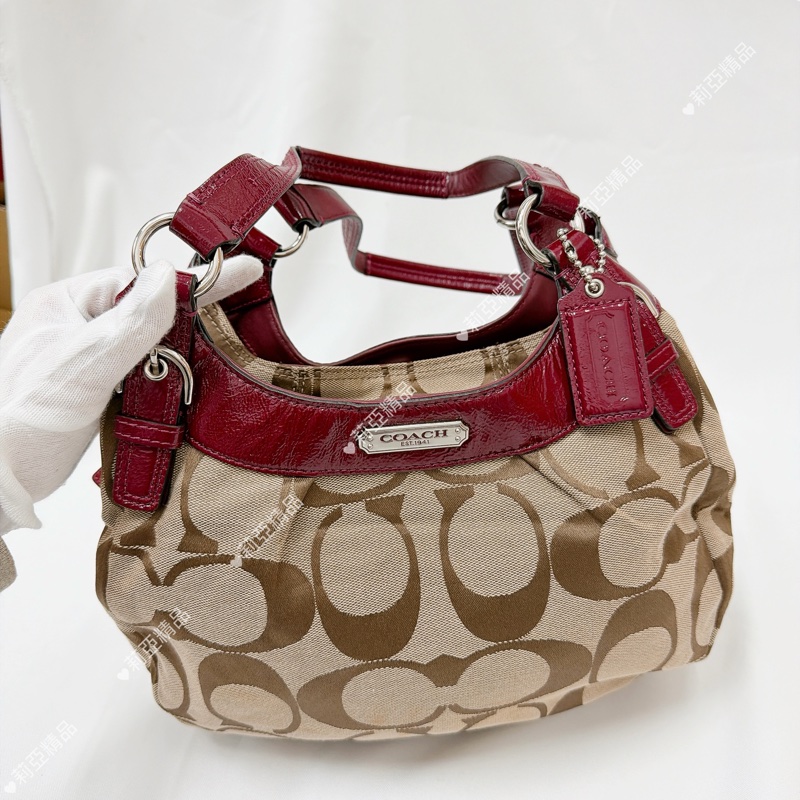 莉亞精品♡ Coach 老花手提包 二手美包-2