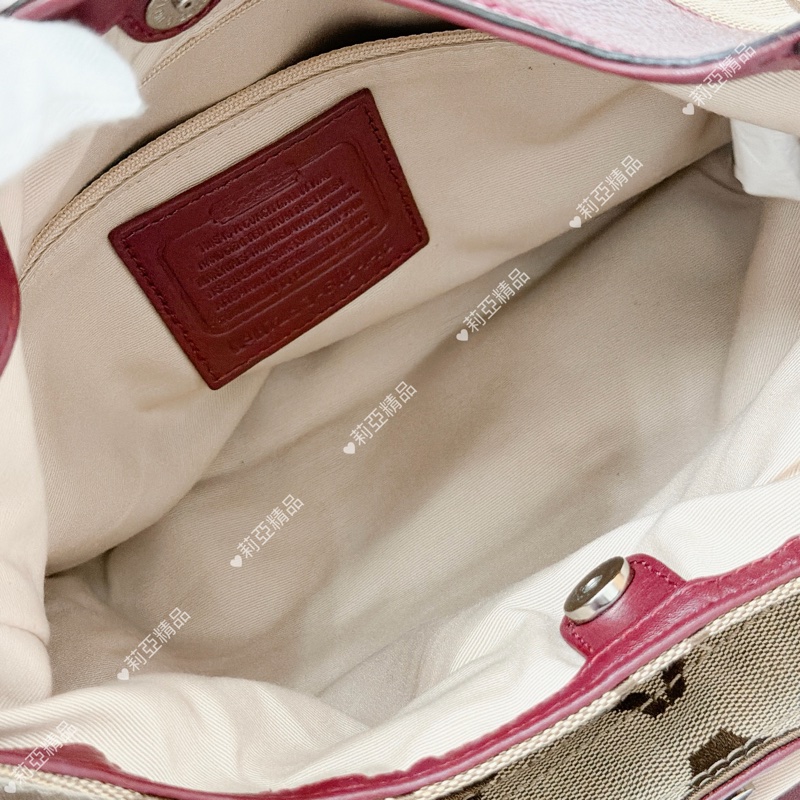 莉亞精品♡ Coach 老花手提包 二手美包-19
