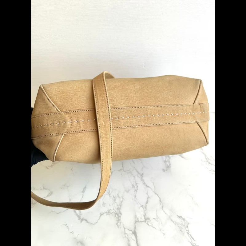 【LA LUNE】稀有中古包 Celine 星球米色醫生包 斜背包 單肩包 側背包 二手-6