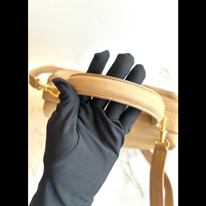 【LA LUNE】稀有中古包 Celine 星球米色醫生包 斜背包 單肩包 側背包 二手-8