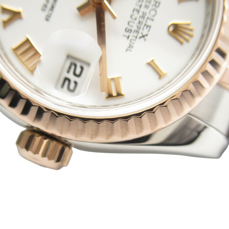白色錶盤 18K玫瑰金 不鏽鋼 Datejust 腕錶【ROLEX 勞力士】 179171-12