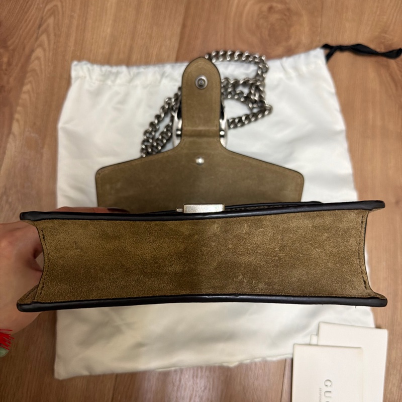 買酒神迎財神 🐯 爆紅款［新春限定低價］Gucci Dionysus GG Supreme 酒神虎頭鍊條包-7