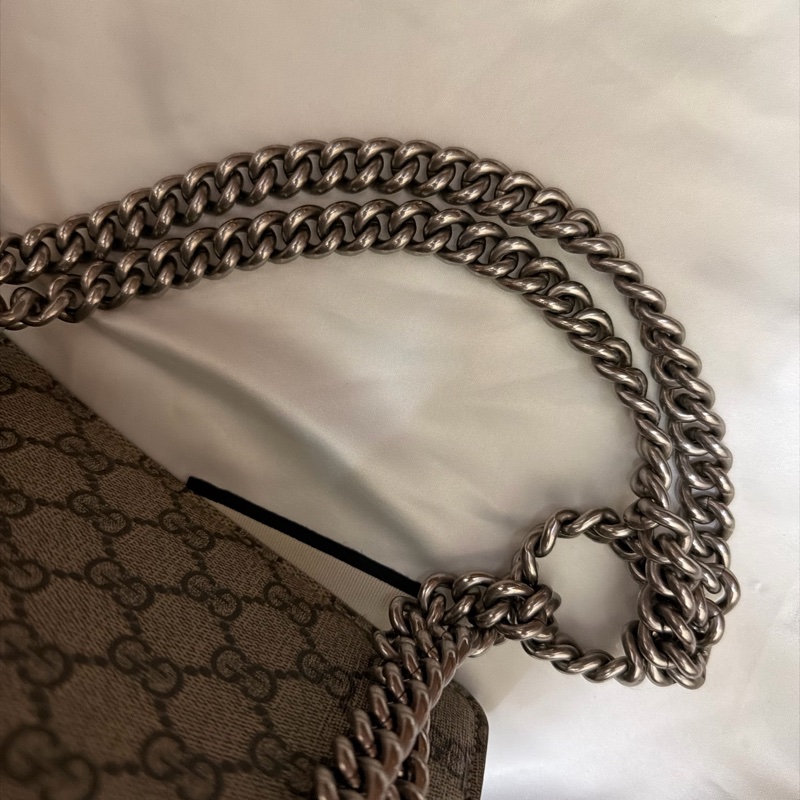 買酒神迎財神 🐯 爆紅款［新春限定低價］Gucci Dionysus GG Supreme 酒神虎頭鍊條包-10