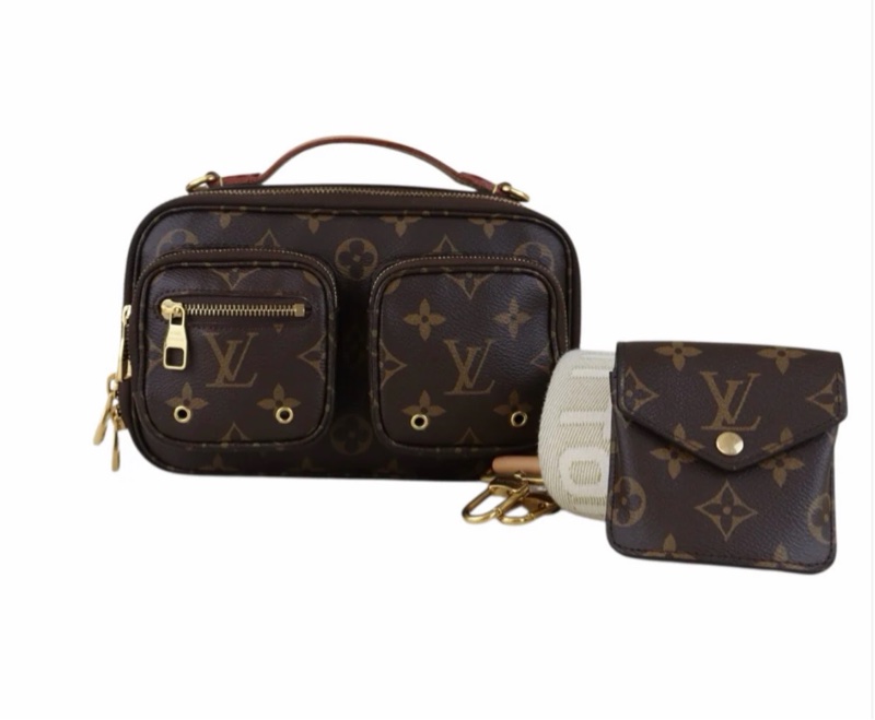 「JL精品代購」 98新 LV 老花Utility Crossbody炸藥包/相機包-2
