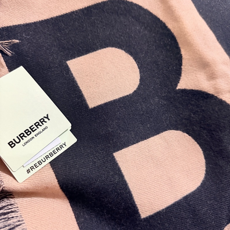 全新BURBERRY羊毛圍巾-4