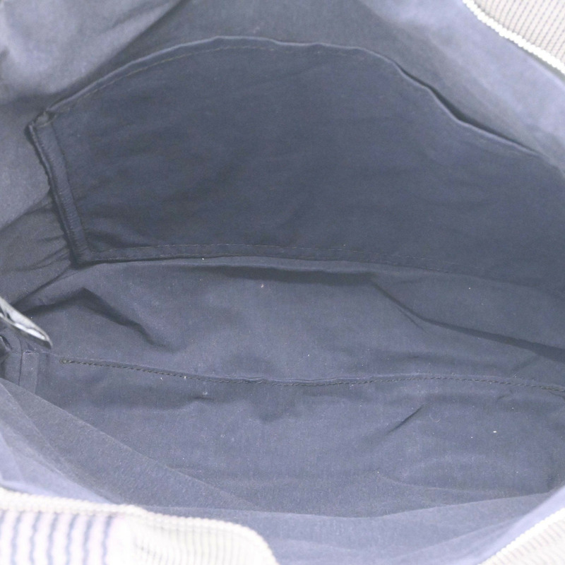 愛馬仕 Airline Cabas 手提包帆布灰色-7