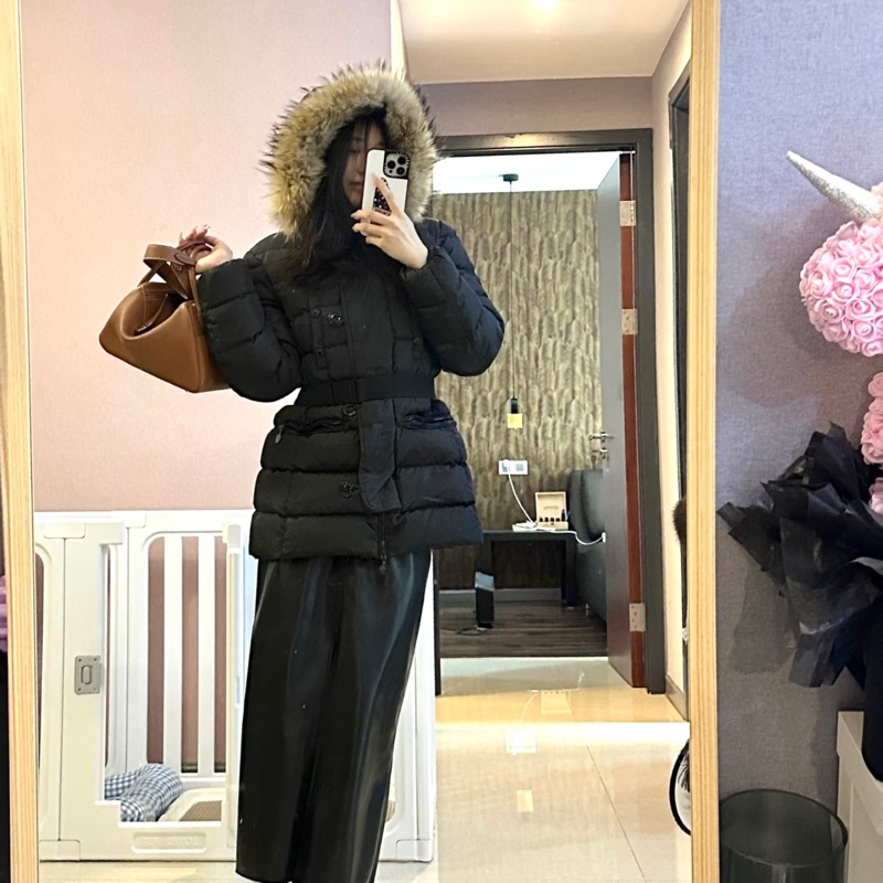 moncler GENE GIUBBOTTO 貉子毛 橄欖綠 羽絨 羽絨外套 防風外套 夾克 外套-2