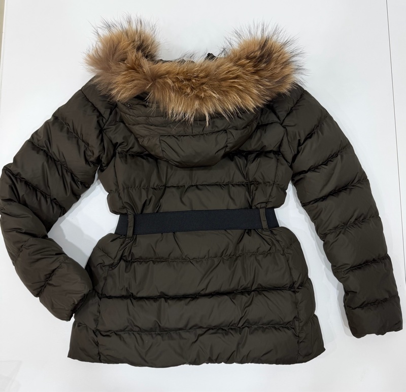 moncler GENE GIUBBOTTO 貉子毛 橄欖綠 羽絨 羽絨外套 防風外套 夾克 外套-9