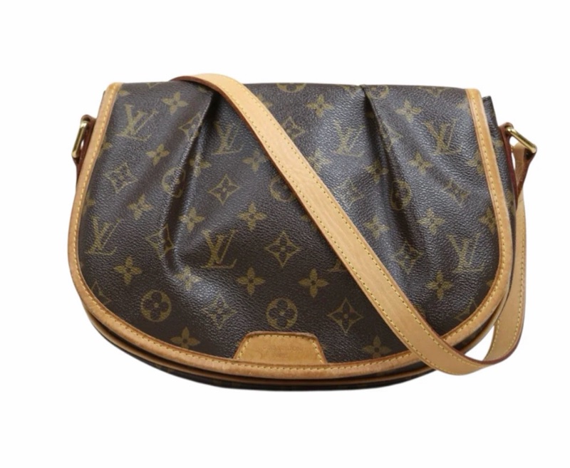 「JL精品代購」 9新 Lv 老花 南瓜馬鞍 斜背包-2