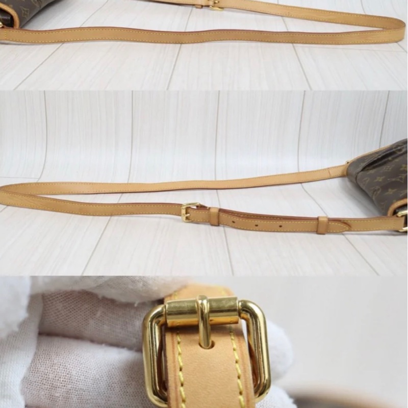 「JL精品代購」 9新 Lv 老花 南瓜馬鞍 斜背包-6