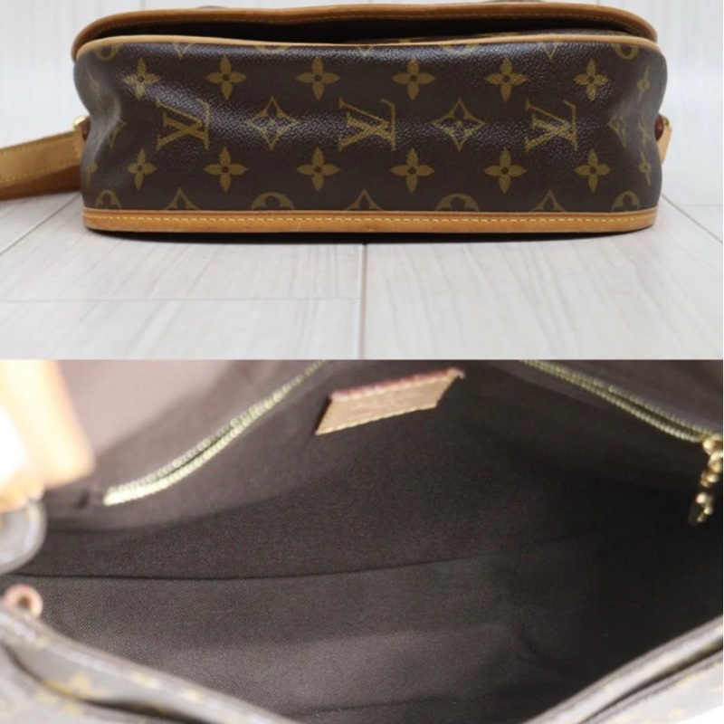 「JL精品代購」 9新 Lv 老花 南瓜馬鞍 斜背包-7