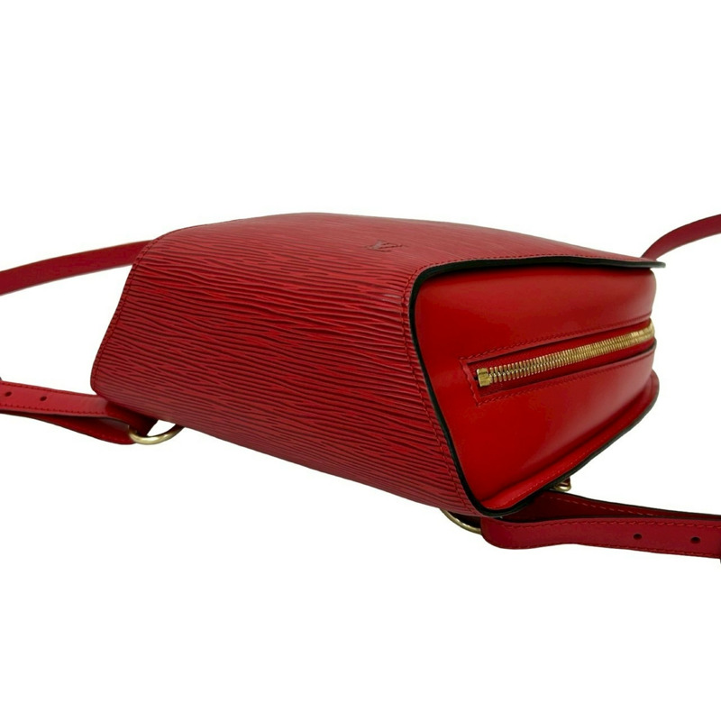 路易威登 Mabillon Epi 皮革雙肩包，卡斯蒂利亞紅 38451-7