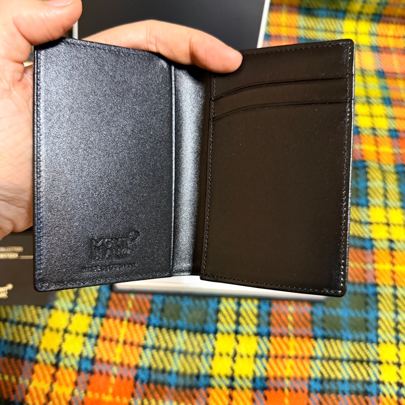 全新 Montblanc 128954:PIX 系列黑色鋼珠筆與大師傑作(大班)名片夾-4