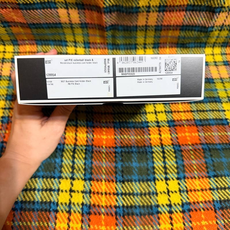 全新 Montblanc 128954:PIX 系列黑色鋼珠筆與大師傑作(大班)名片夾-12