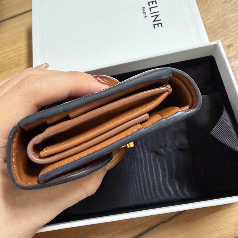 Celine凱旋門老花三折短夾-2