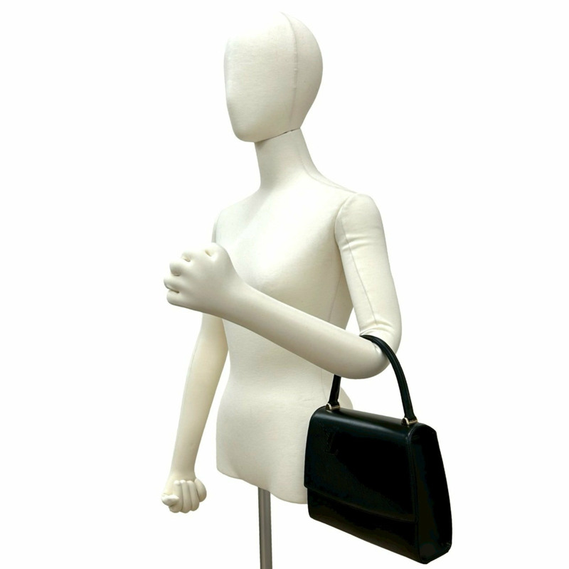 路易威登 Athenee Opera 皮革手提包迷你托特包黑色 39989-1