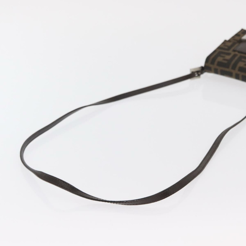 【日本直送】FENDI Zucca帆布單肩包 黑色 棕色 銀色 正品 149894V-6