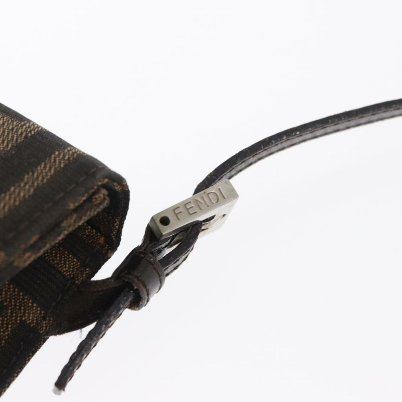 【日本直送】FENDI Zucca帆布單肩包 黑色 棕色 銀色 正品 149894V-7