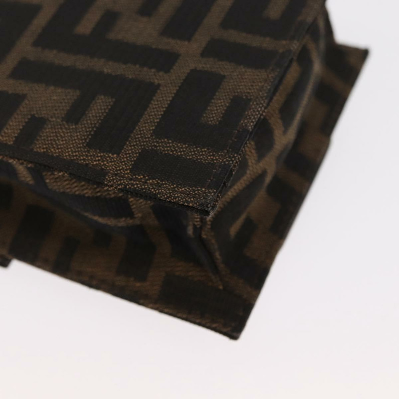 【日本直送】FENDI Zucca帆布單肩包 黑色 棕色 銀色 正品 149894V-16