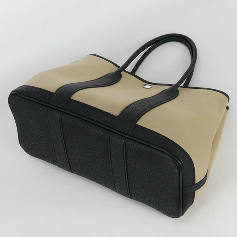 愛馬仕 Garden Party TPM A 印花手提包，女士，米色-1