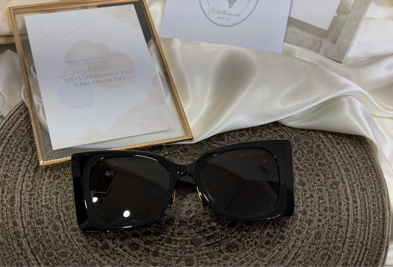 ROSE 同款 [Saint Laurent ] YSL SL M119 BLAZE 太陽眼鏡 黑金配色-2