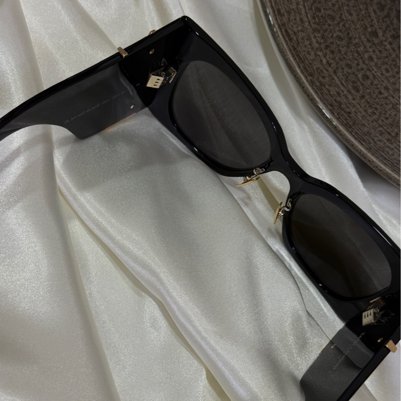 ROSE 同款 [Saint Laurent ] YSL SL M119 BLAZE 太陽眼鏡 黑金配色-15