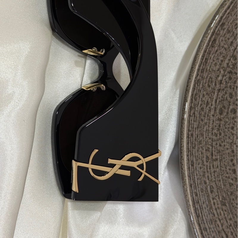 ROSE 同款 [Saint Laurent ] YSL SL M119 BLAZE 太陽眼鏡 黑金配色-23