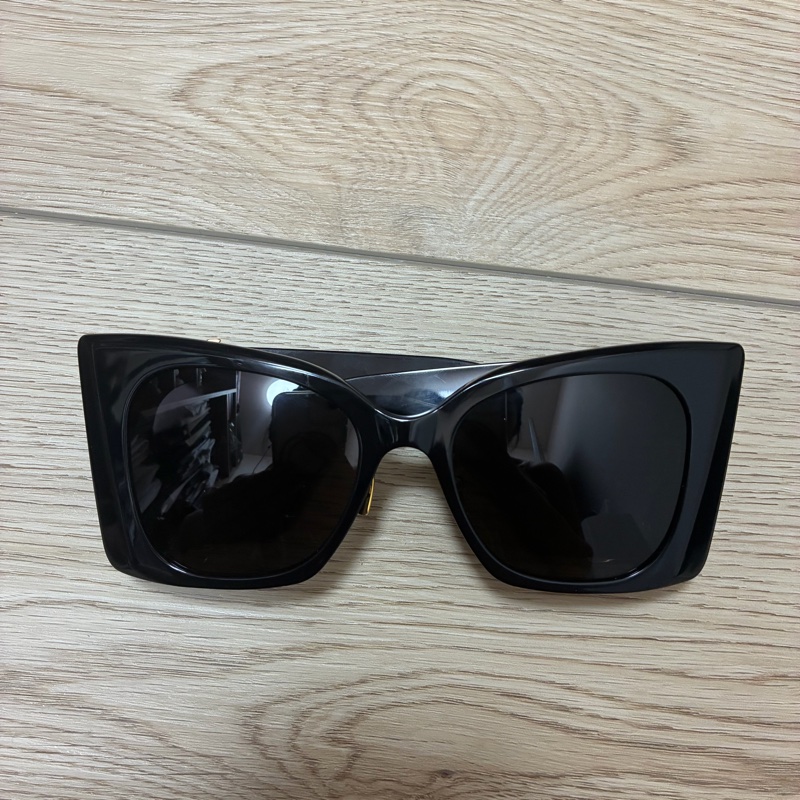 ROSE 同款 [Saint Laurent ] YSL SL M119 BLAZE 太陽眼鏡 黑金配色-25