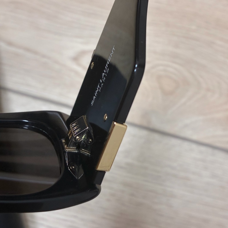 ROSE 同款 [Saint Laurent ] YSL SL M119 BLAZE 太陽眼鏡 黑金配色-31