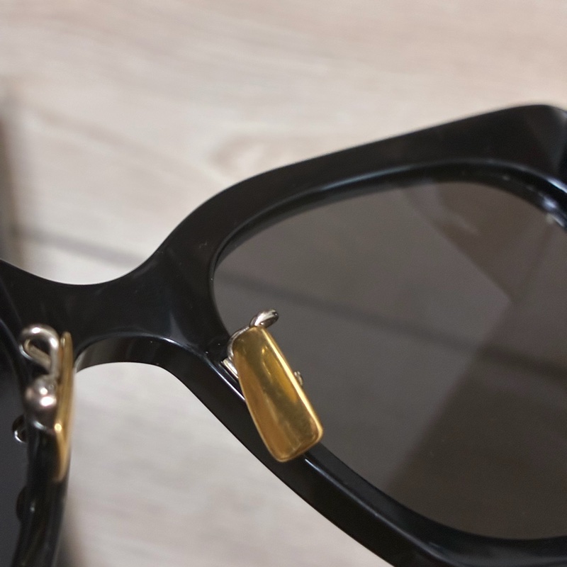 ROSE 同款 [Saint Laurent ] YSL SL M119 BLAZE 太陽眼鏡 黑金配色-34