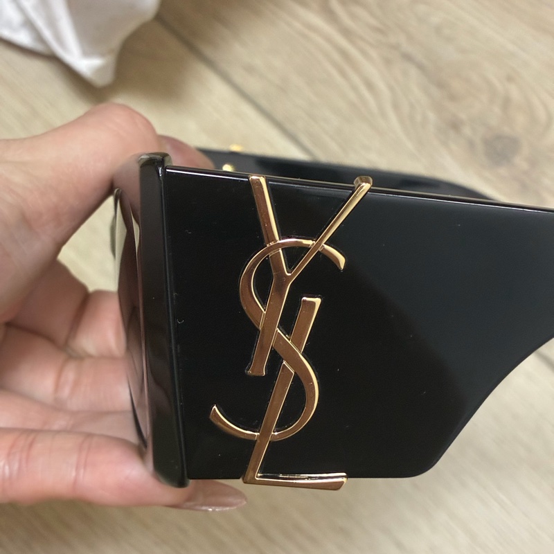 ROSE 同款 [Saint Laurent ] YSL SL M119 BLAZE 太陽眼鏡 黑金配色-45
