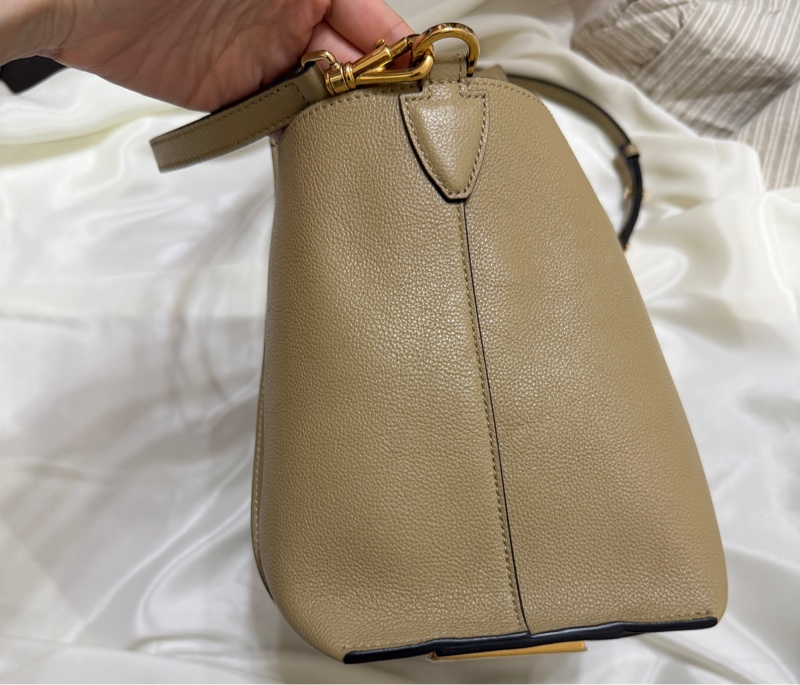 TOD S Timeless 迷你款 T字釦帶小牛皮手提/斜背托特包-6