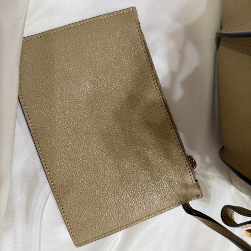 TOD S Timeless 迷你款 T字釦帶小牛皮手提/斜背托特包-11