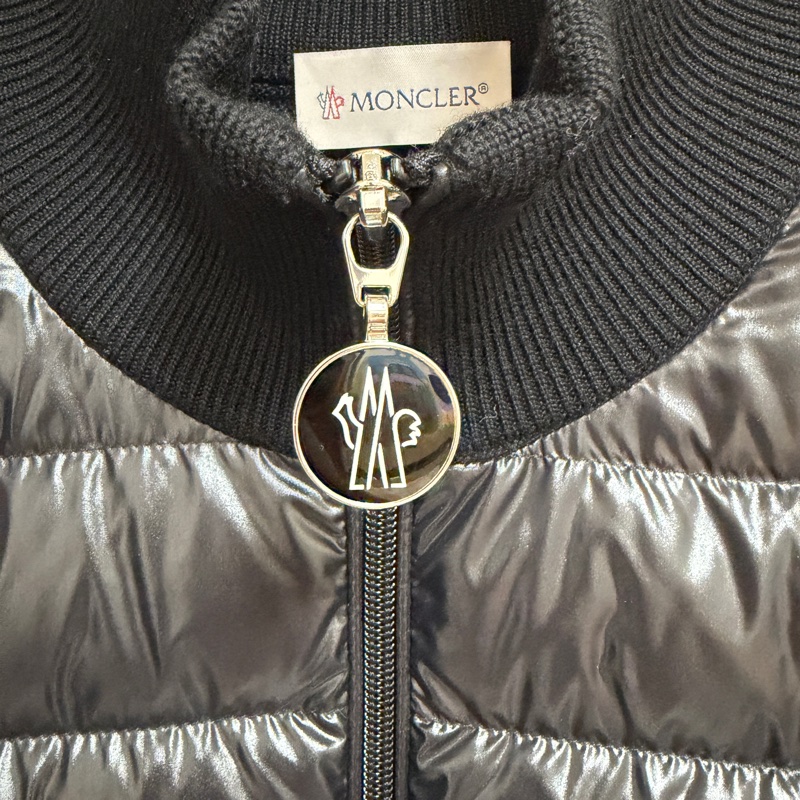 Moncler 2021 羊毛尼龍混紡開襟外套-2